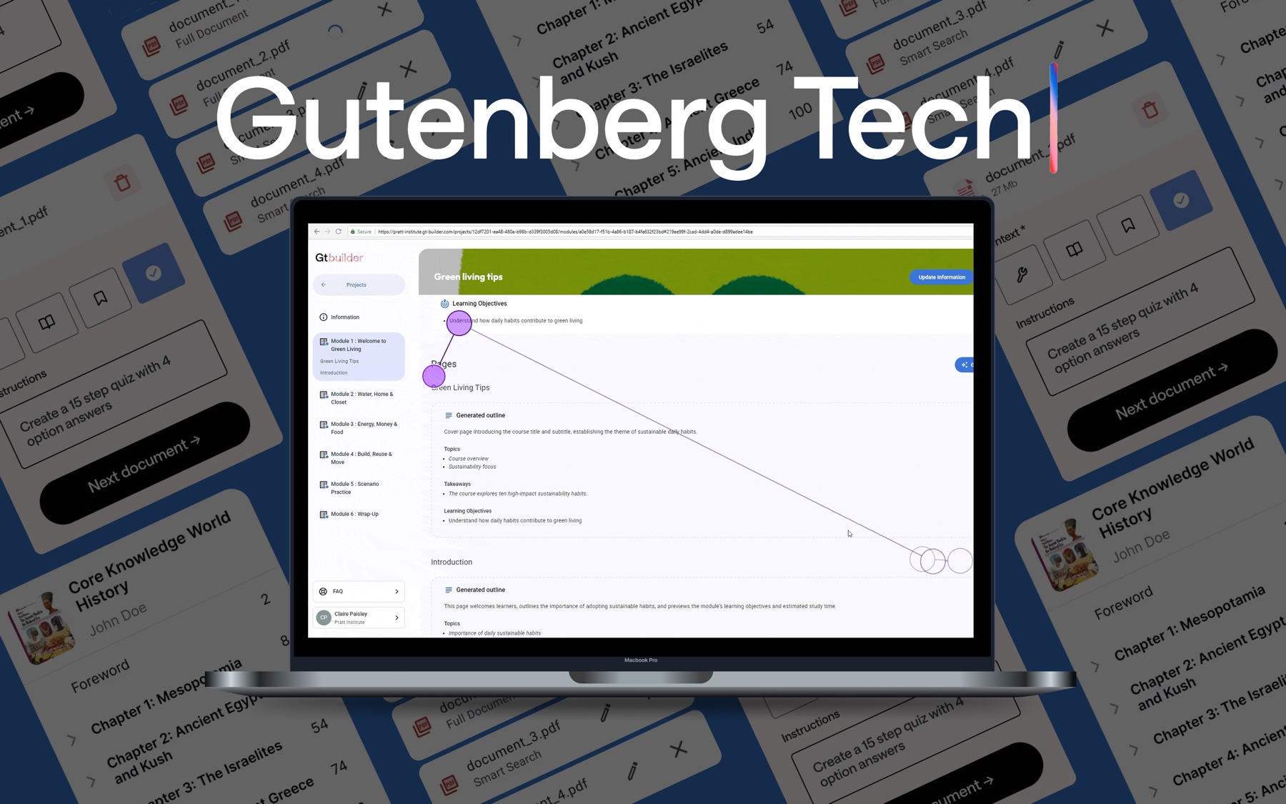 Gutenberg Technology AI Course Builder